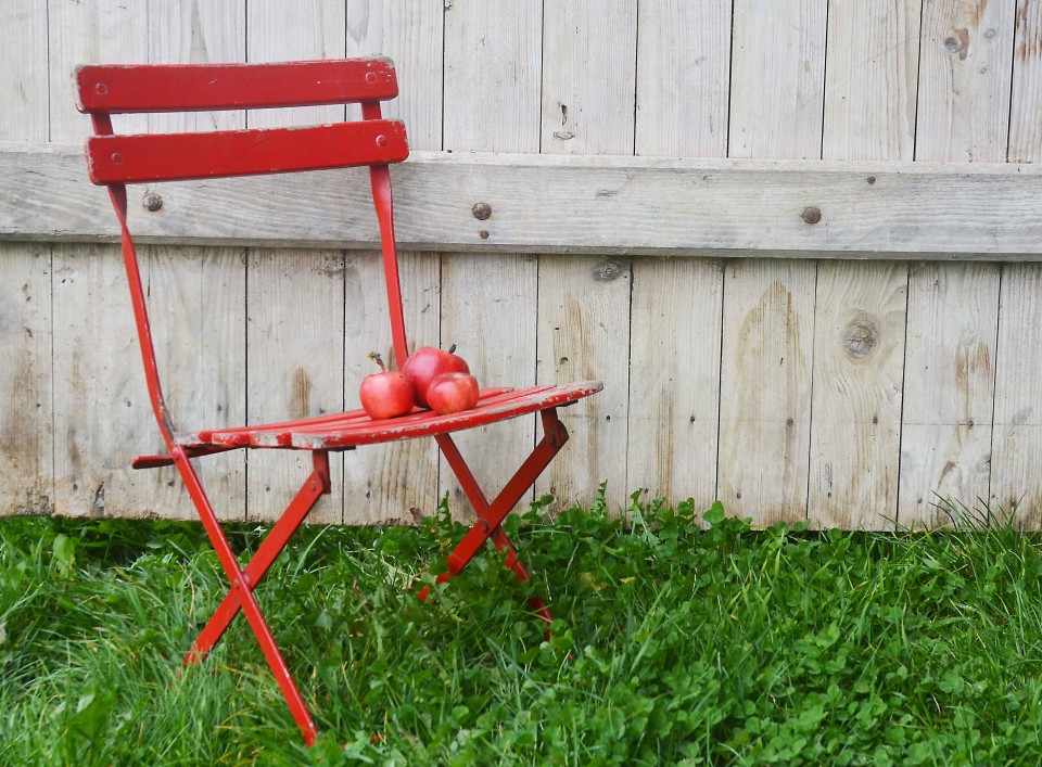 Rood Frans kinder bistrostoeltje