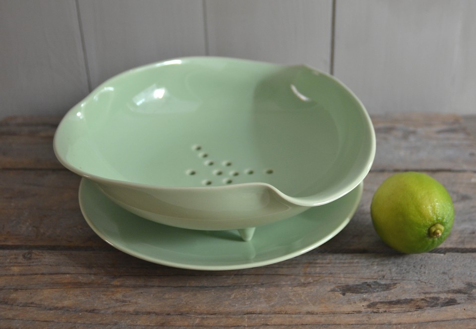 Vintage Fruittest, pastel groen