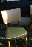 4 Eetkamerstoelen - vintage jaren '50/60