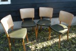 4 Eetkamerstoelen - vintage jaren '50/60