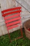 Rood Frans kinder bistrostoeltje